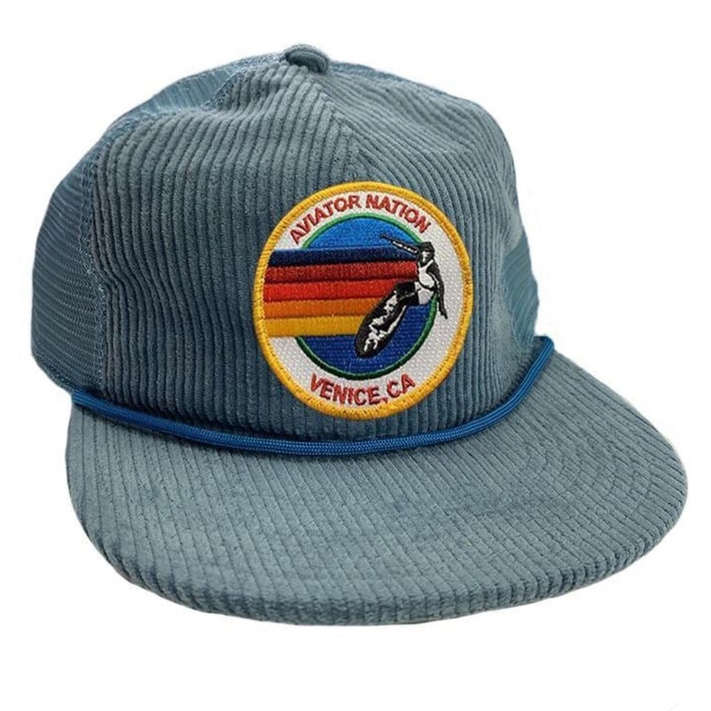 Aviator Nation Vintage Corduroy Mesh Trucker Hat